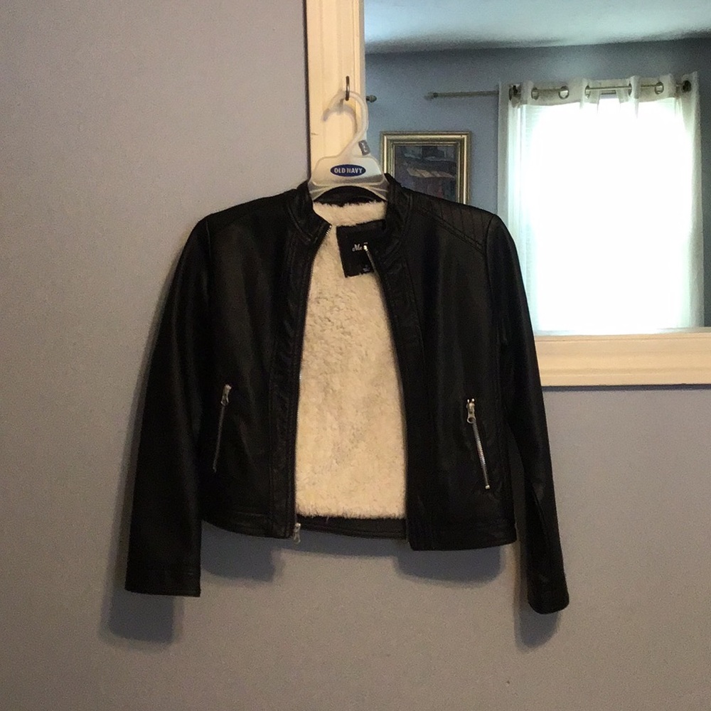 Girls leather jacket